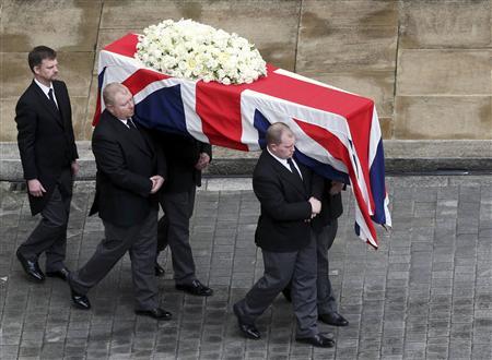 Despiden con honores militares a Margaret Thatcher
